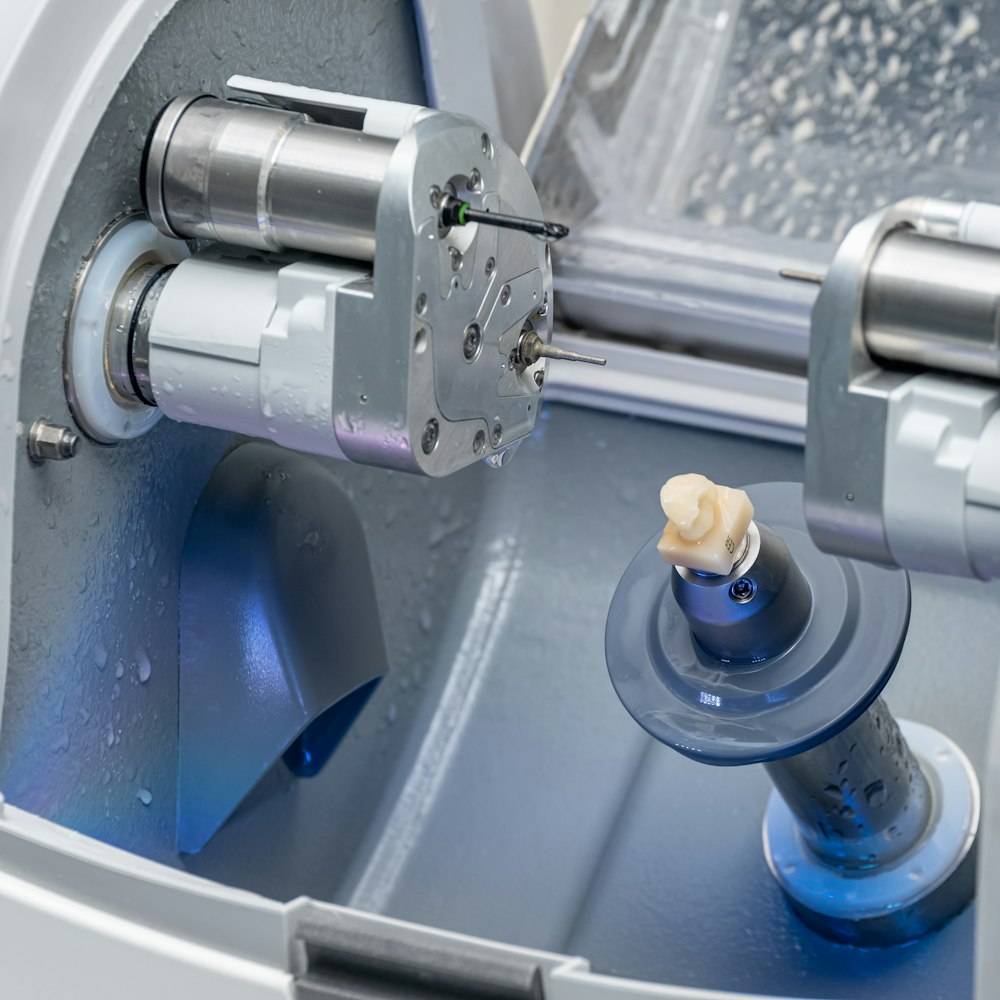 close up of a CEREC machine