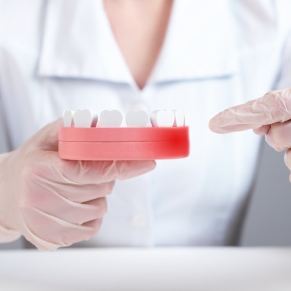 Model of gum disease