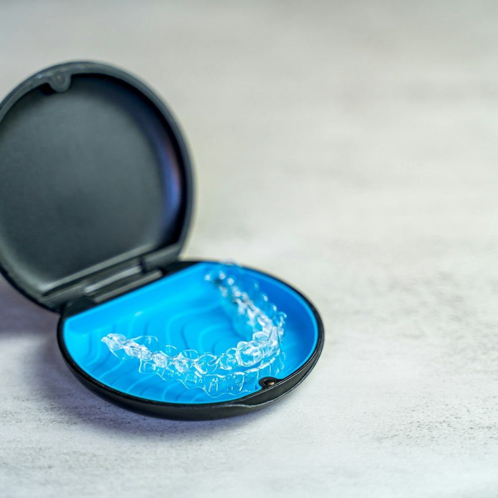 Invisalign aligner in case