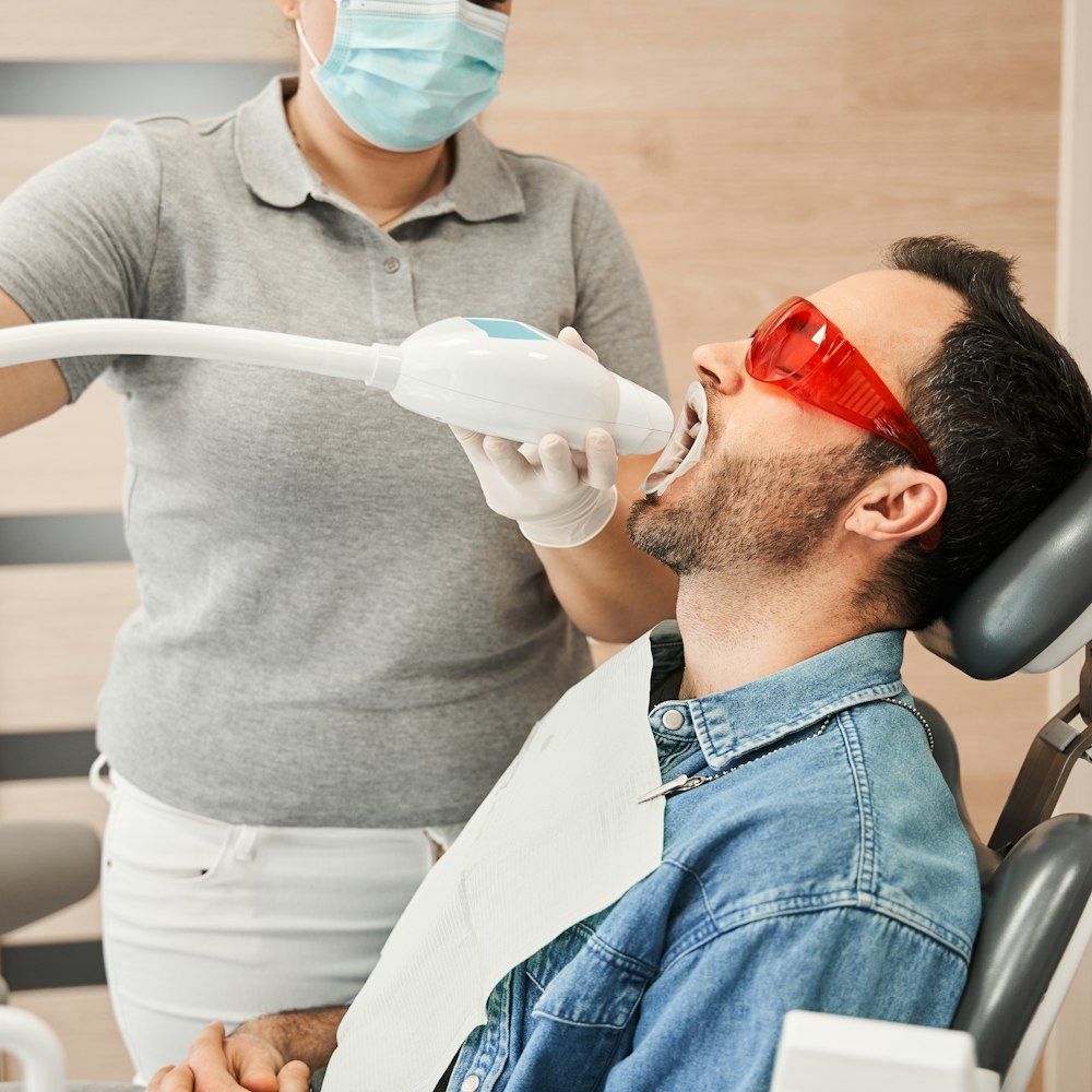 Woman with a beautiful white smile