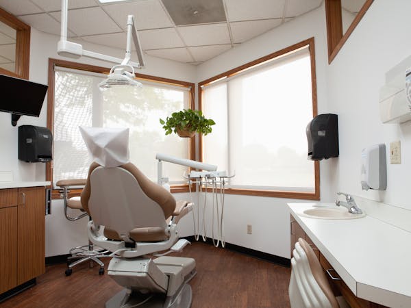 inside of a dental exam room