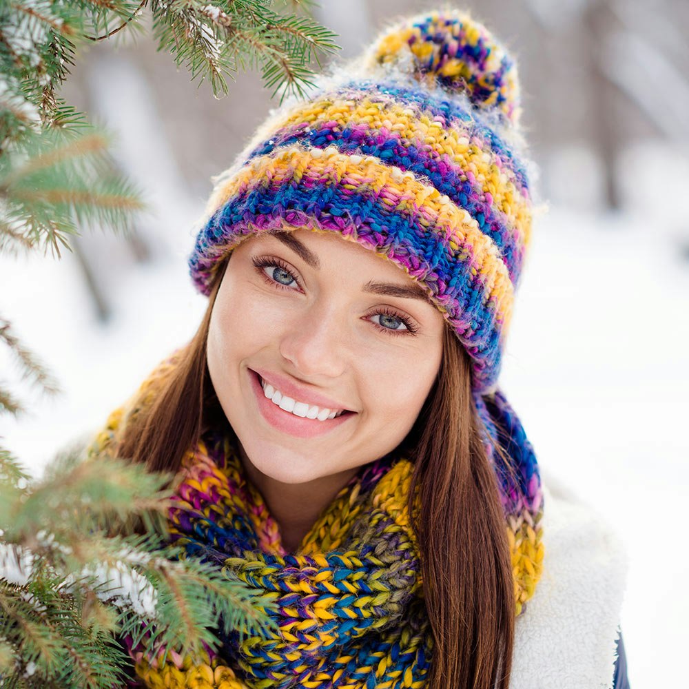 Smiling woman with full mouth reconstruction