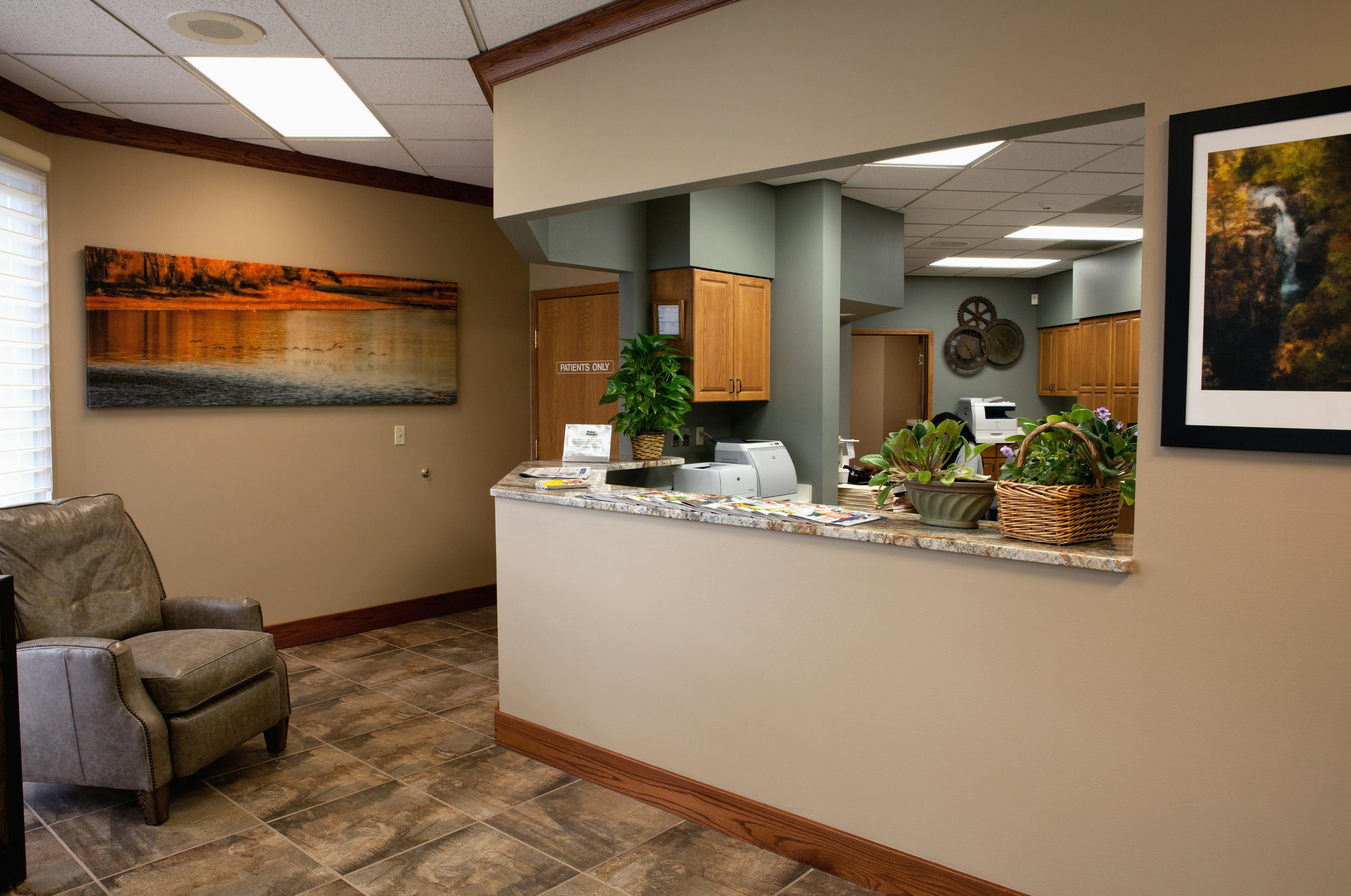 Billings Office check in desk