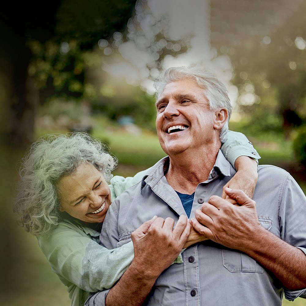 Smiling mature woman