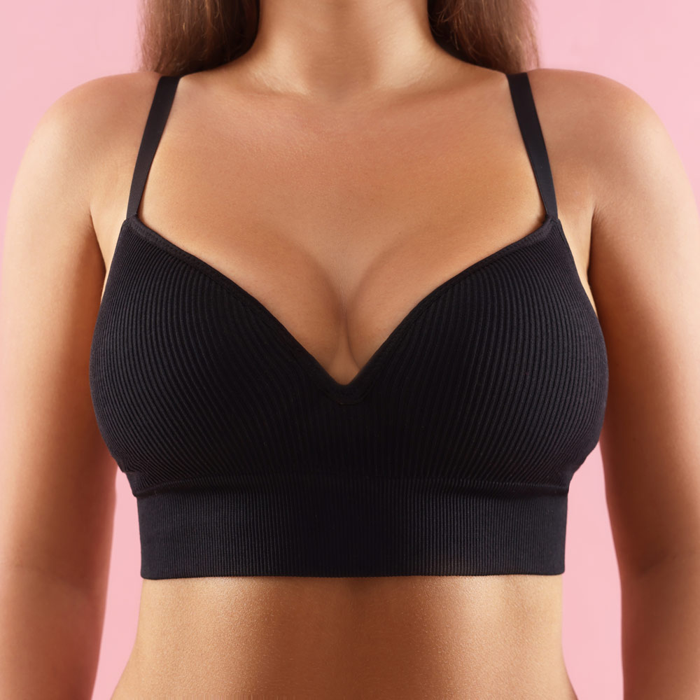 Torso of breast lift patient