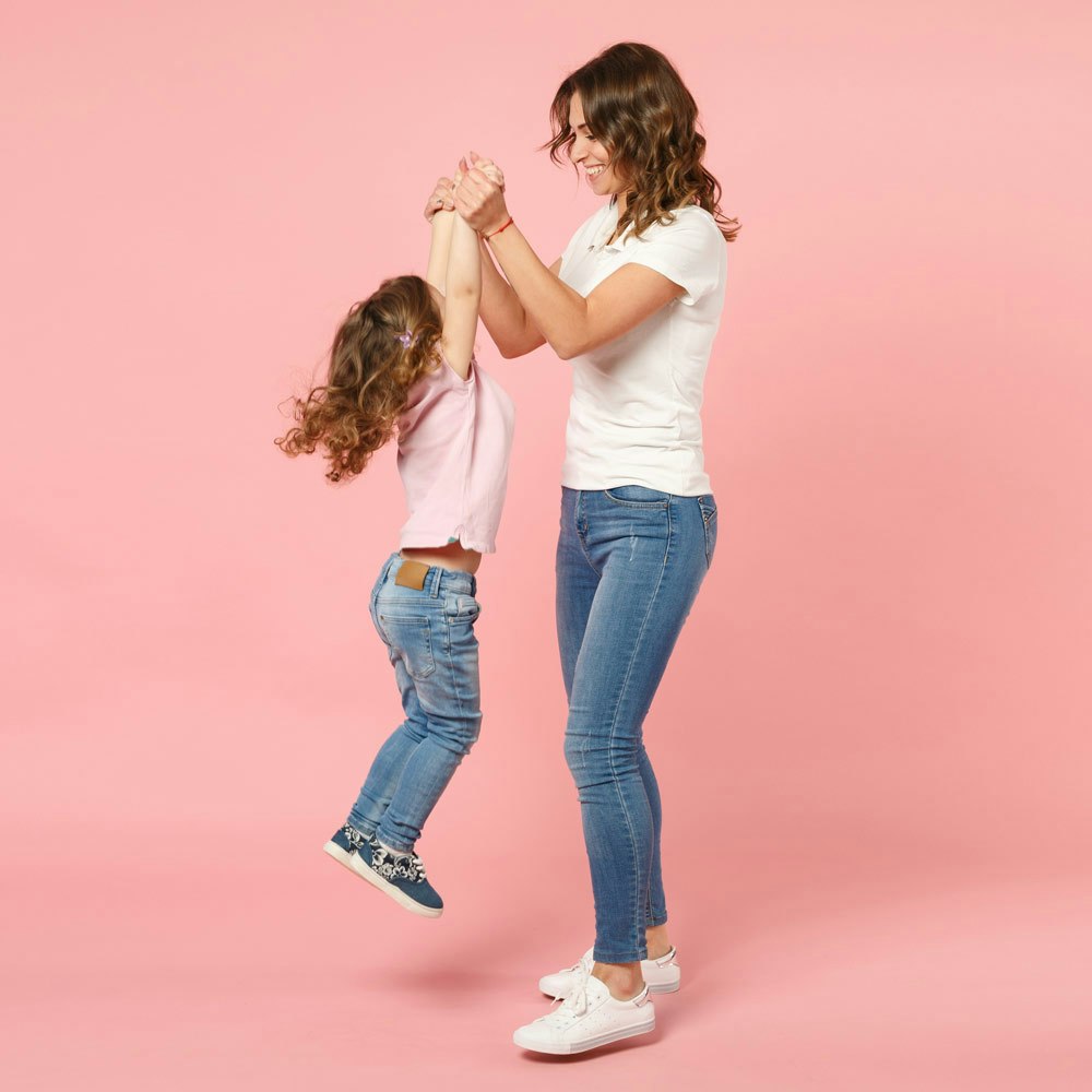 Happy mother and child