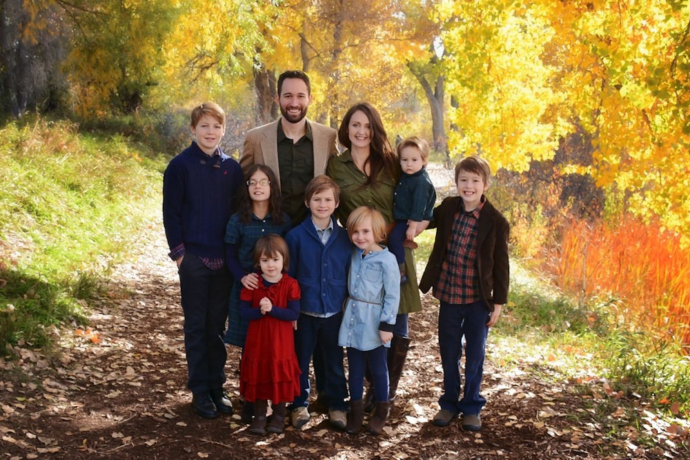 Dr. Christopher Gillette with his family