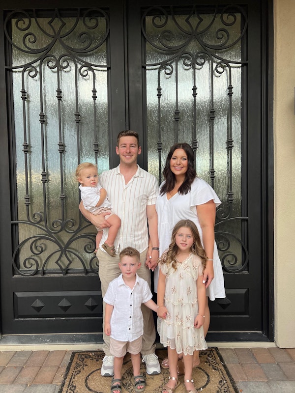 Dr. Drew Farnsworth and family