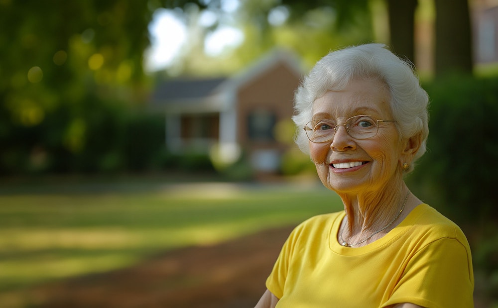 Georgia woman smiling