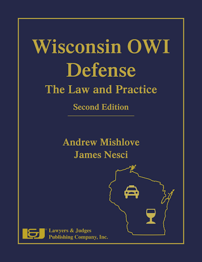 Wisconsin OWI Defense book