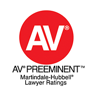 AV Preeiminent Martindale-Hubbell Lawyer Ratings