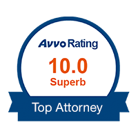 Avvo Rating 10.0 Superb Top Attorney