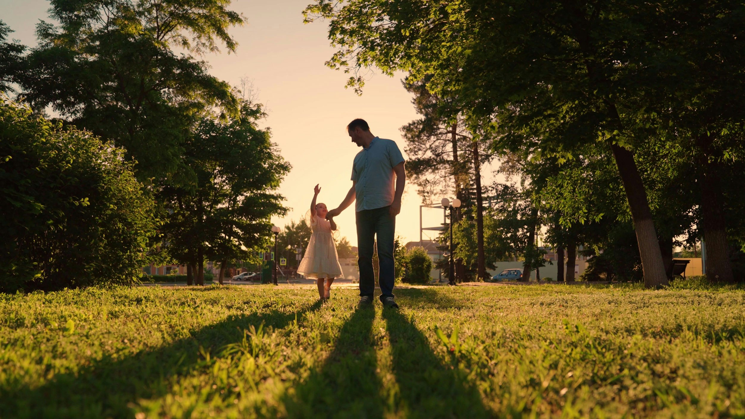 Daughter and father