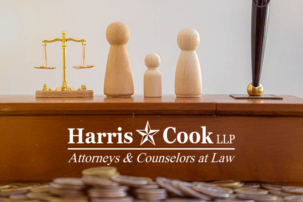 Wooden family and Harris Cook logo
