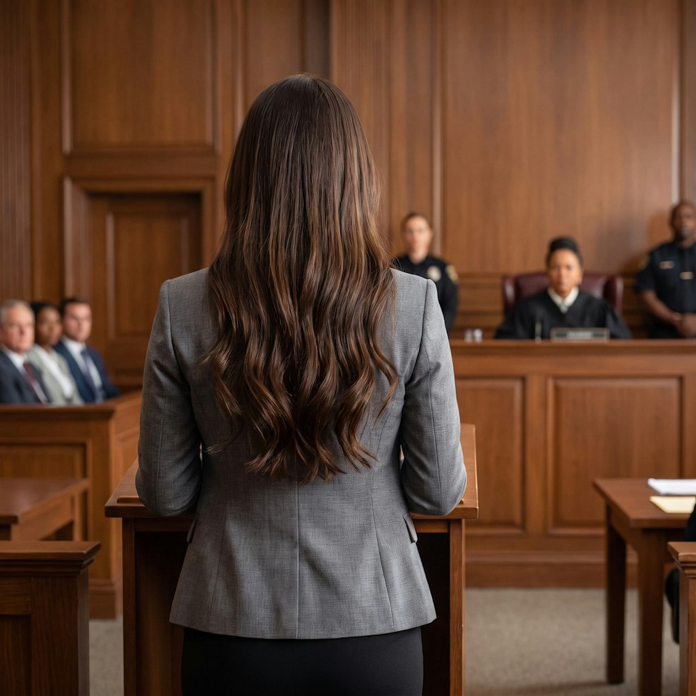 Olivia Shepard in court