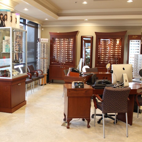 Mulqueeny Eye Centers optical boutique.