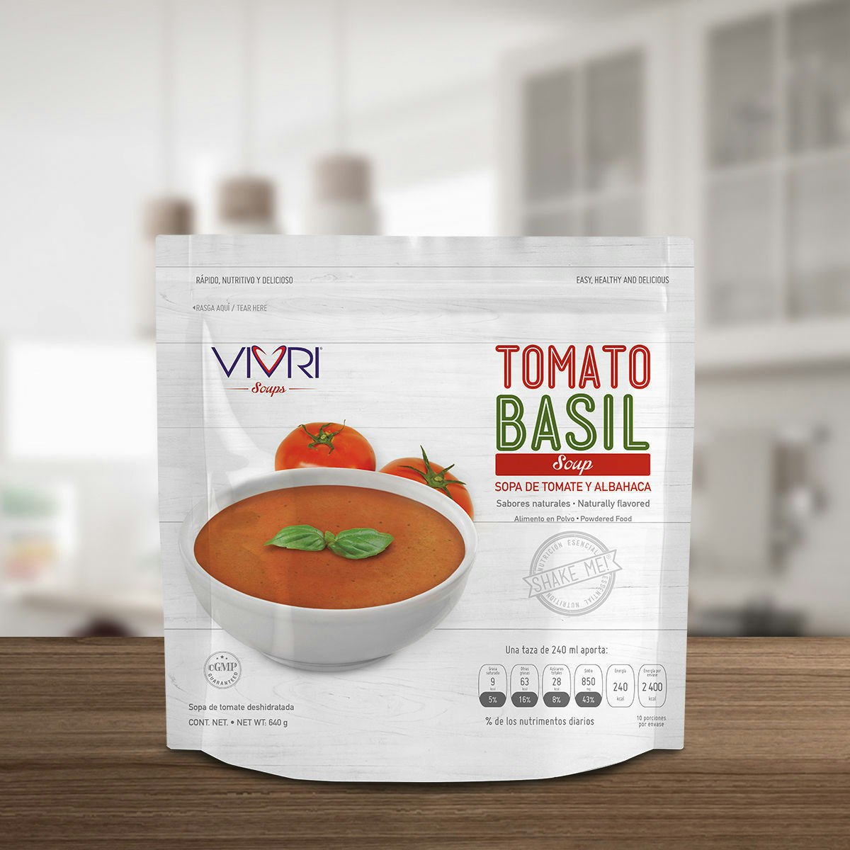 vivri tomato basil protein soup