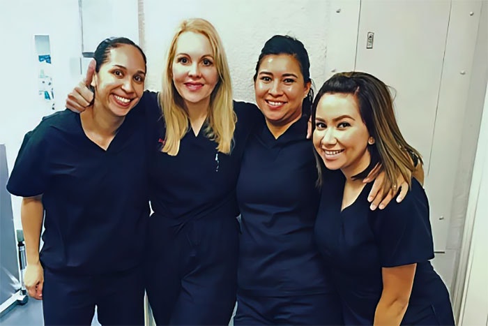 Dr. Barone and staff