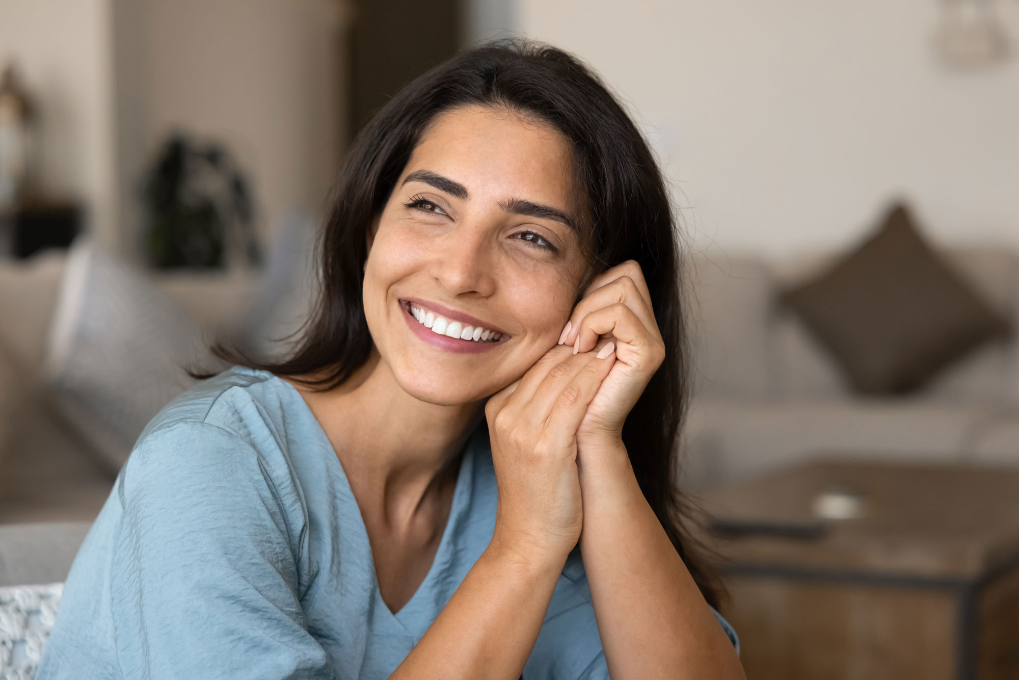 smiling woman