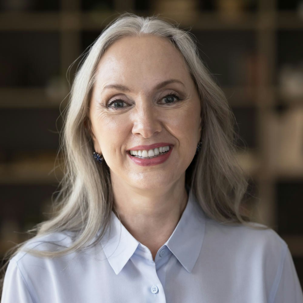 Smiling mature woman