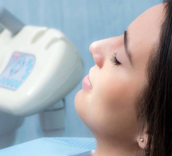 female dental patient