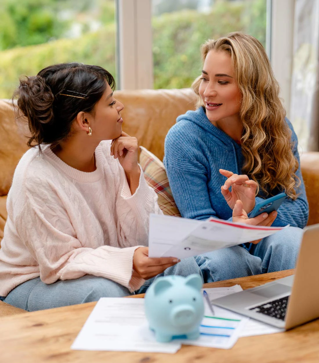 Parent and teen talking