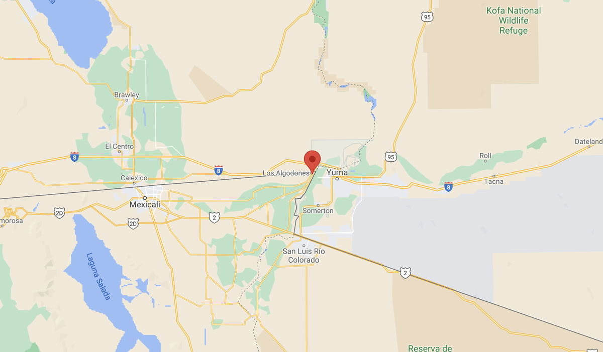Map with pin showing Cosmetic & Implant Dentistry Center