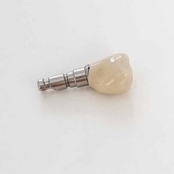 Implant-supported dental crown