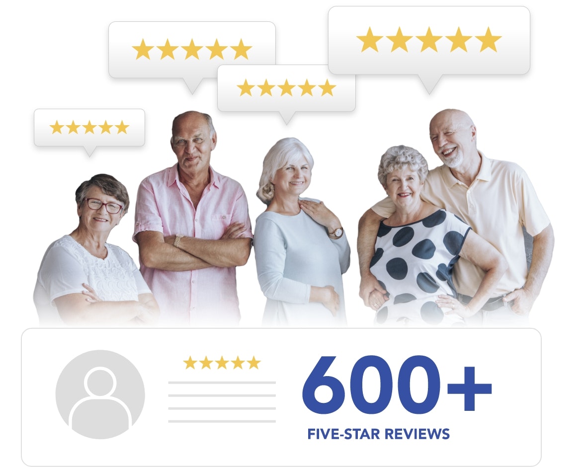 Over 600 Five Star Reviews
