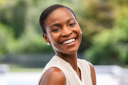 Black Woman Smiling
