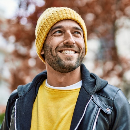Hispanic Man Smiling