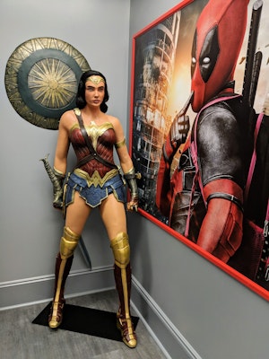 Super hero themed office at David C Spokane D.M.D., M.S. Orthodontics