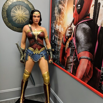 Super hero themed office at David C Spokane D.M.D., M.S. Orthodontics