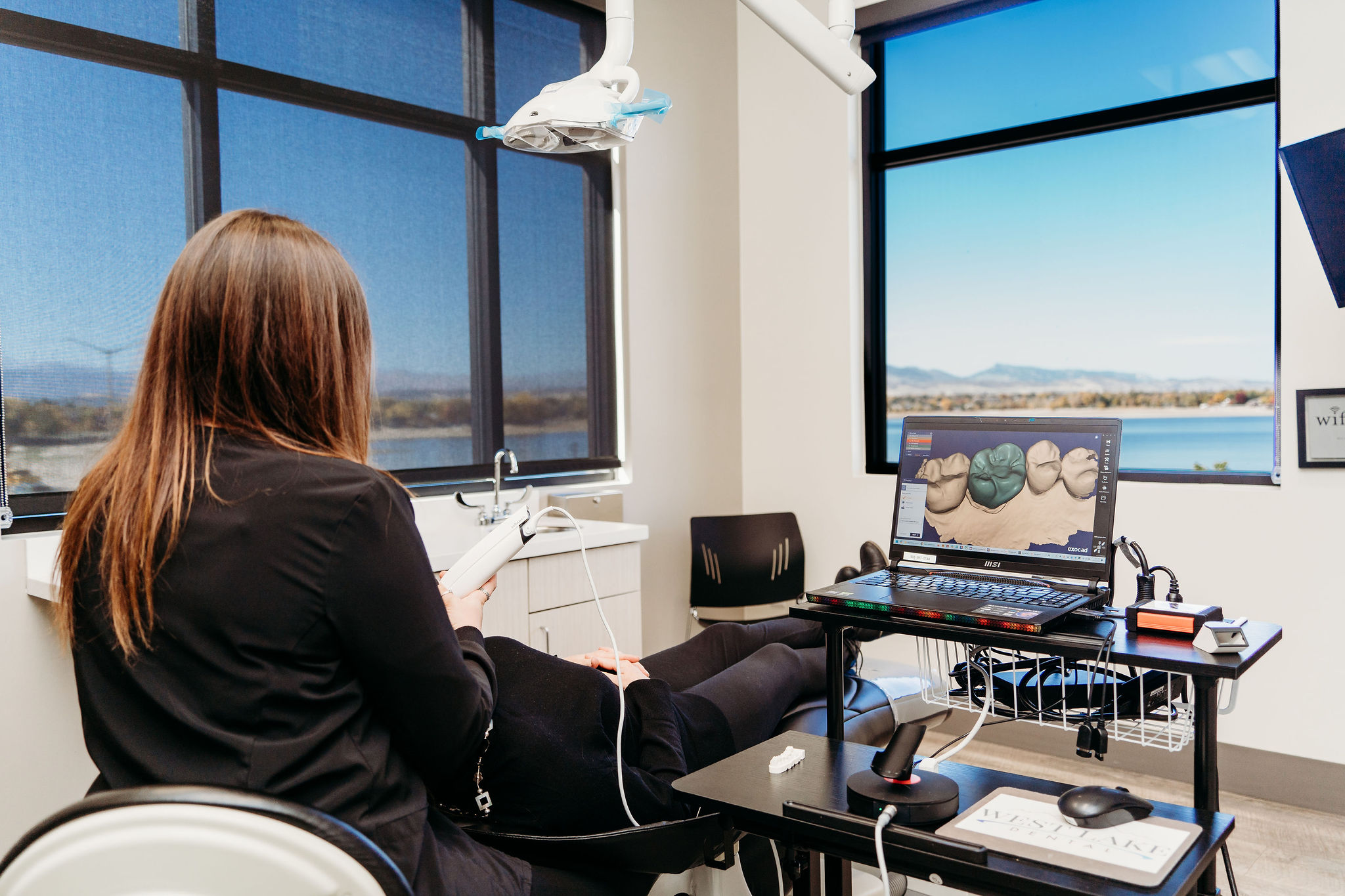 dental tech in action