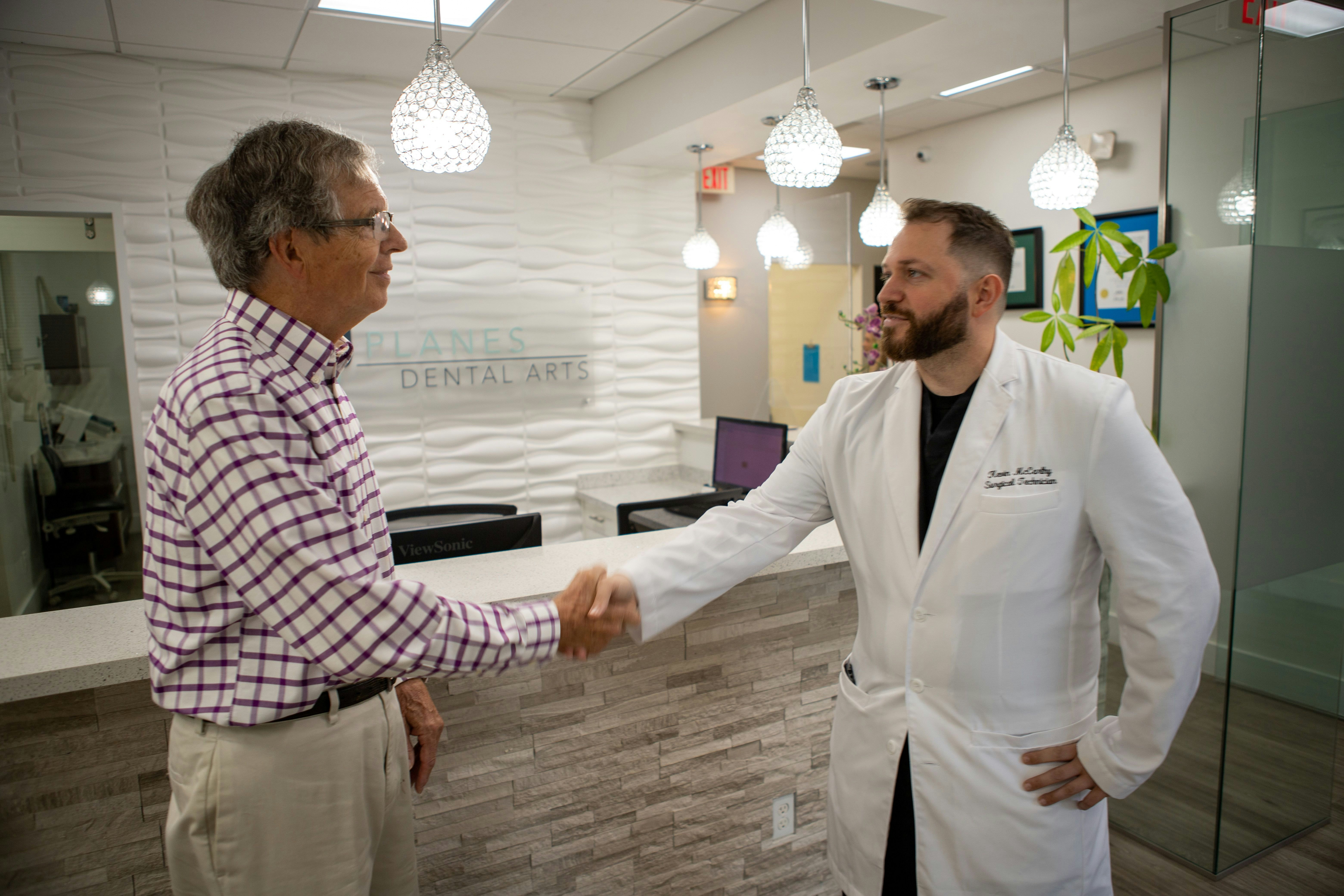 Dr. Planes and patient