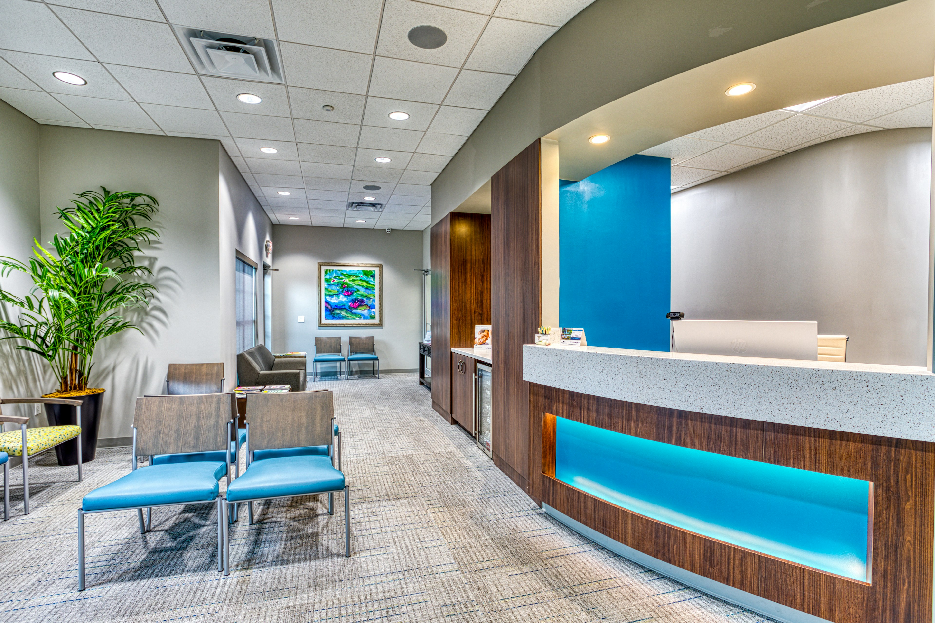 Waiting area at Family Dentistry & Prosthodontics in Merritt Island, FL