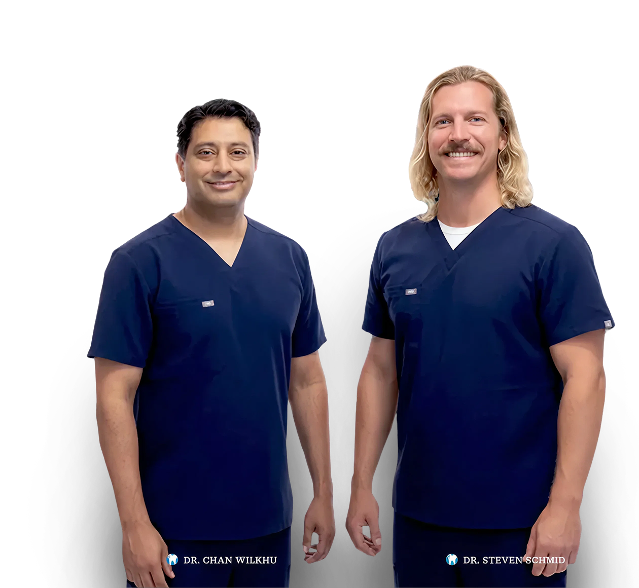 Dr. Chan Wilkhu and Dr. Steven Schmid