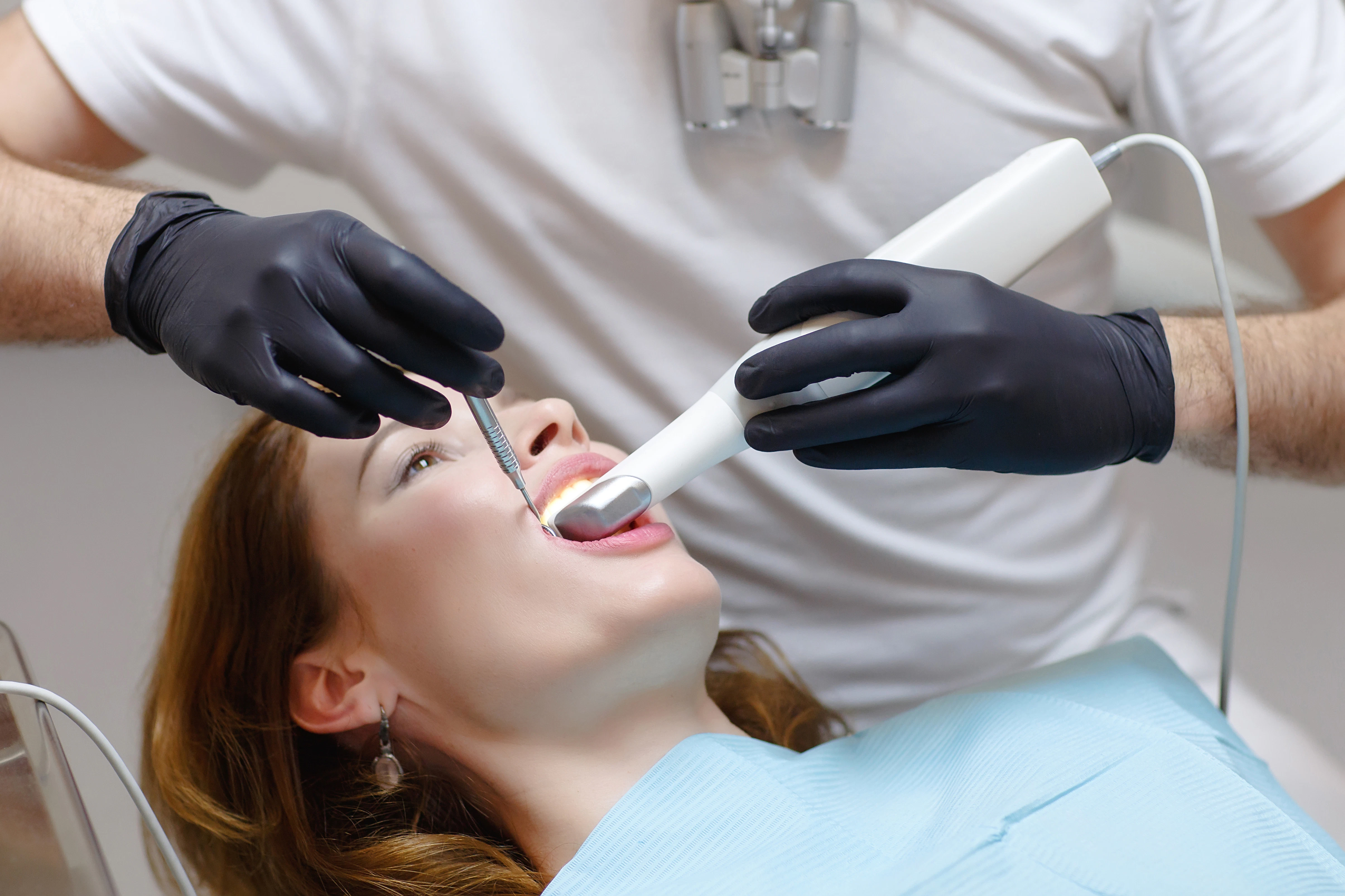Patient and Dental Hygienist