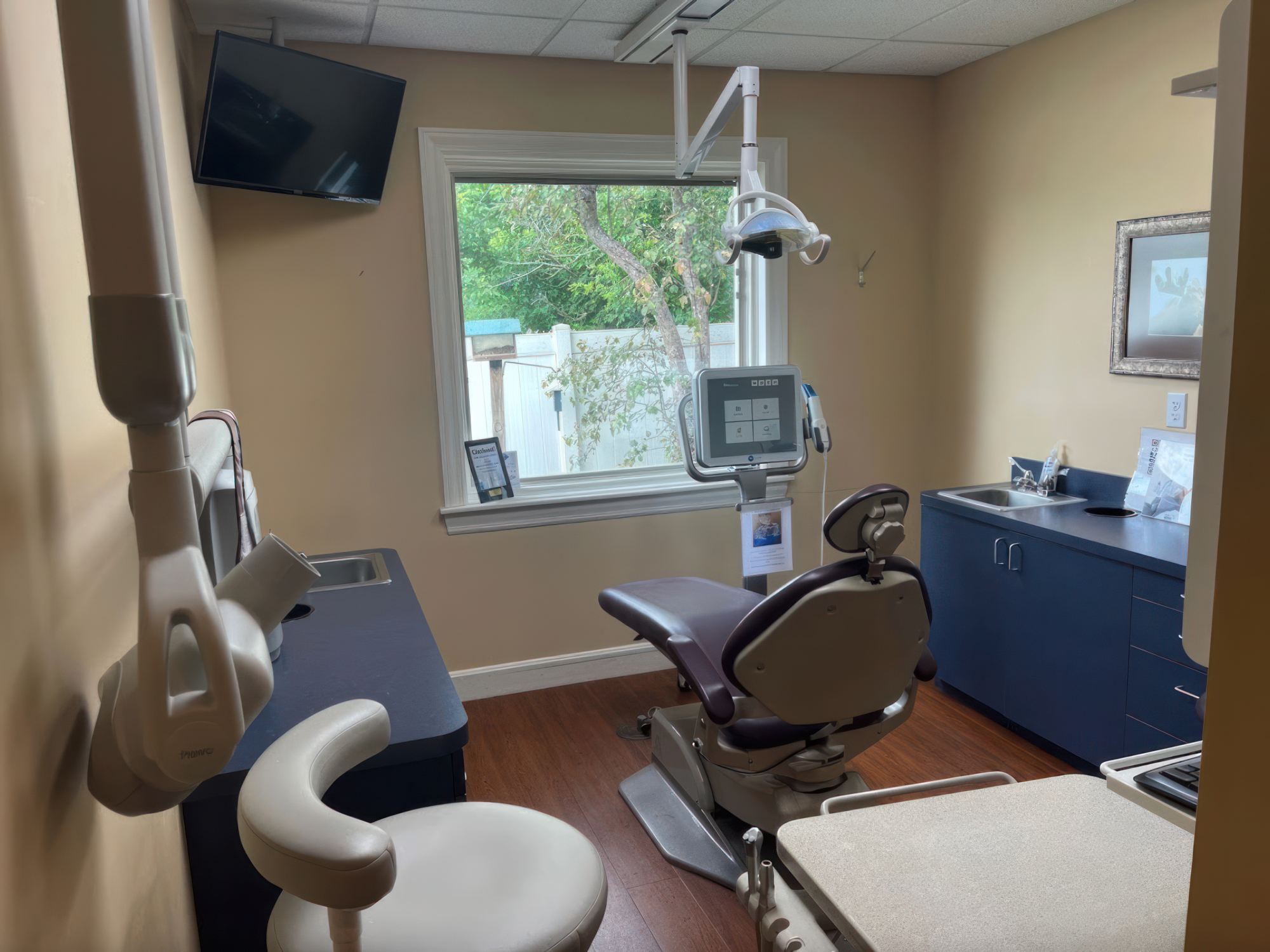 Dental exam room