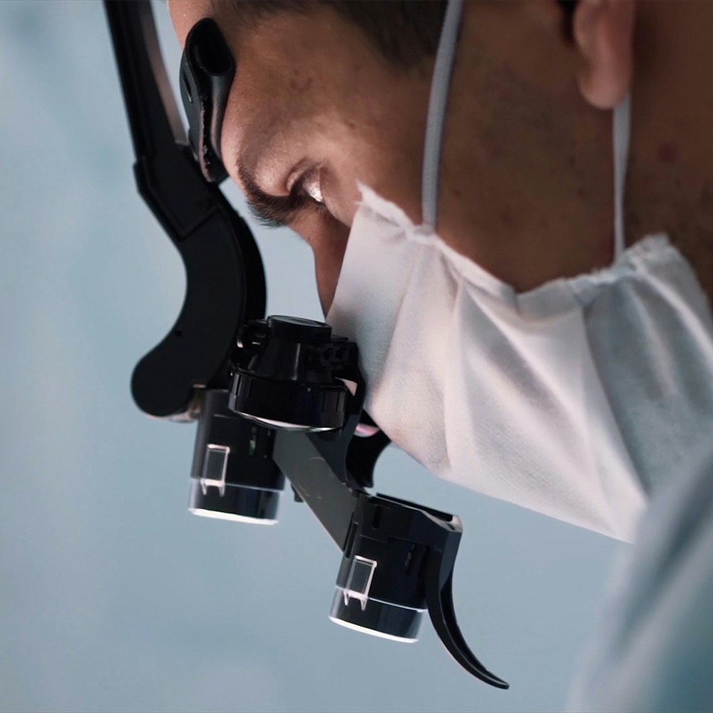 a doctor performing surgery