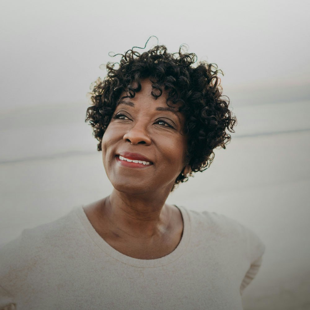 Group of friends taking a selfie while hiking