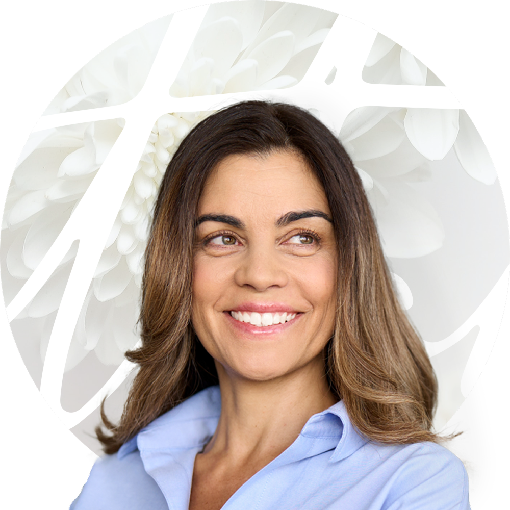 Senior woman smiling confidently