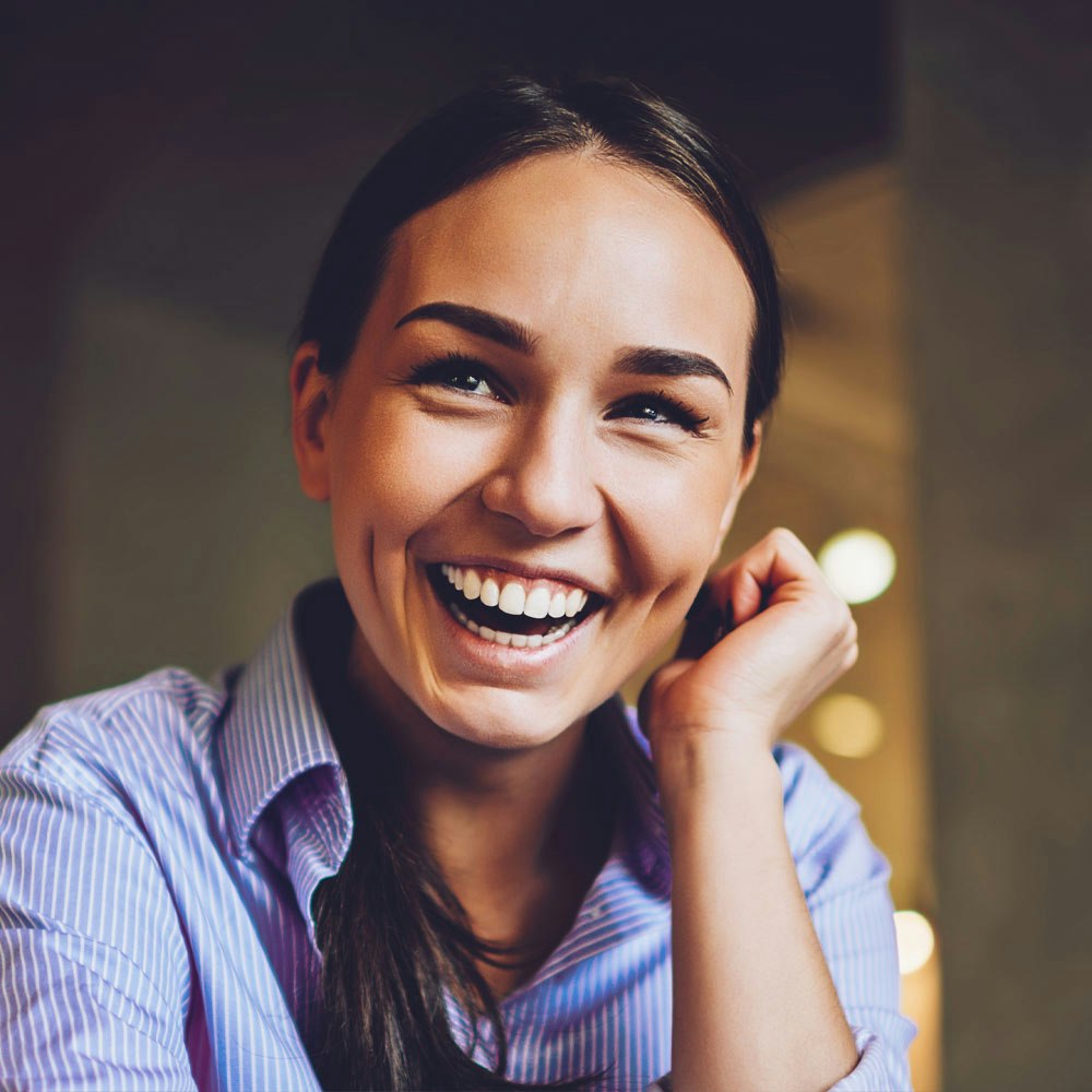 Smiling woman