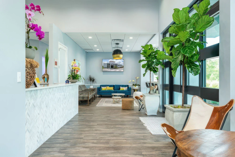 Lobby of Advanced Oral Surgery Tampa
