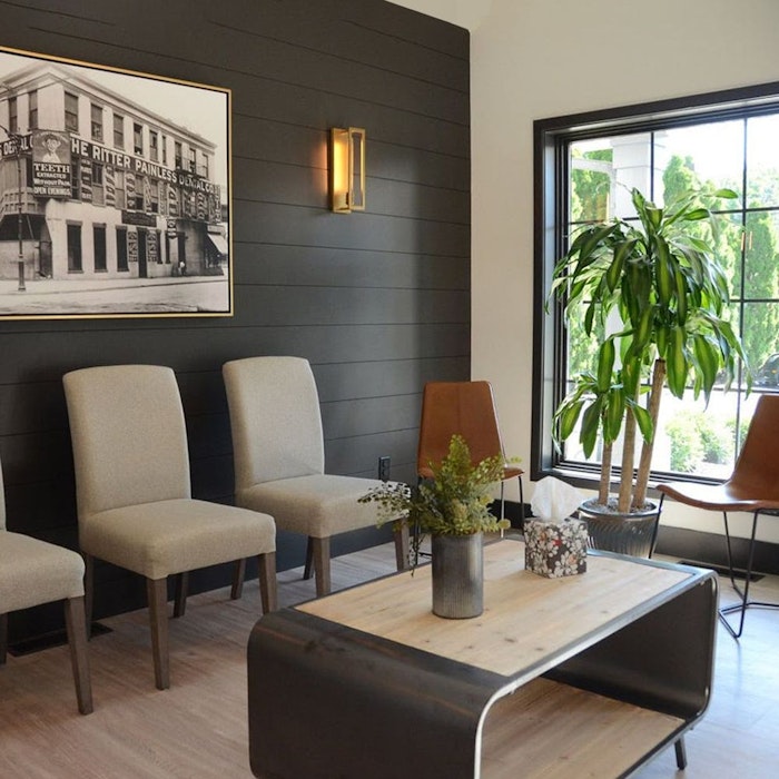 Office exterior and interior