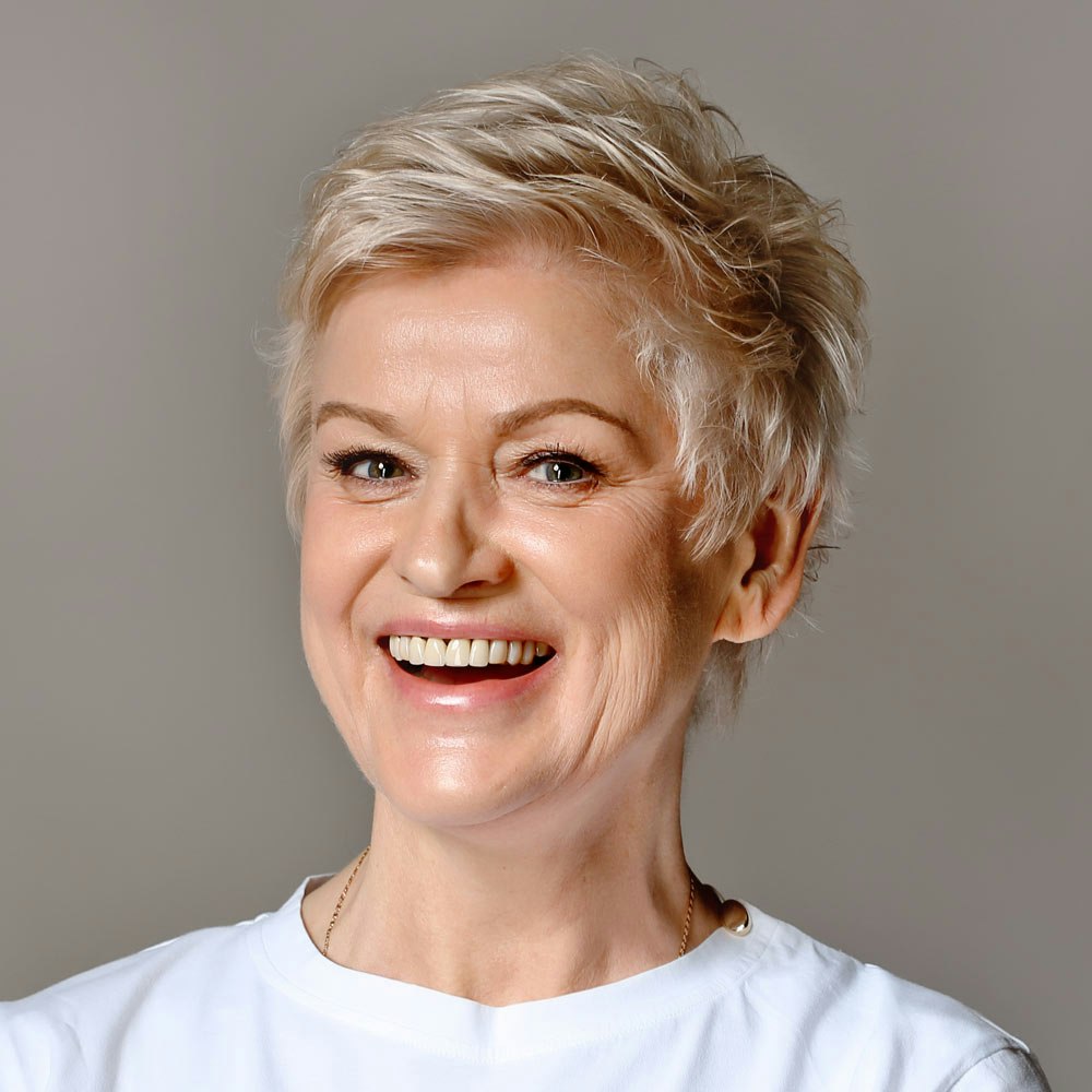 Smiling mature woman