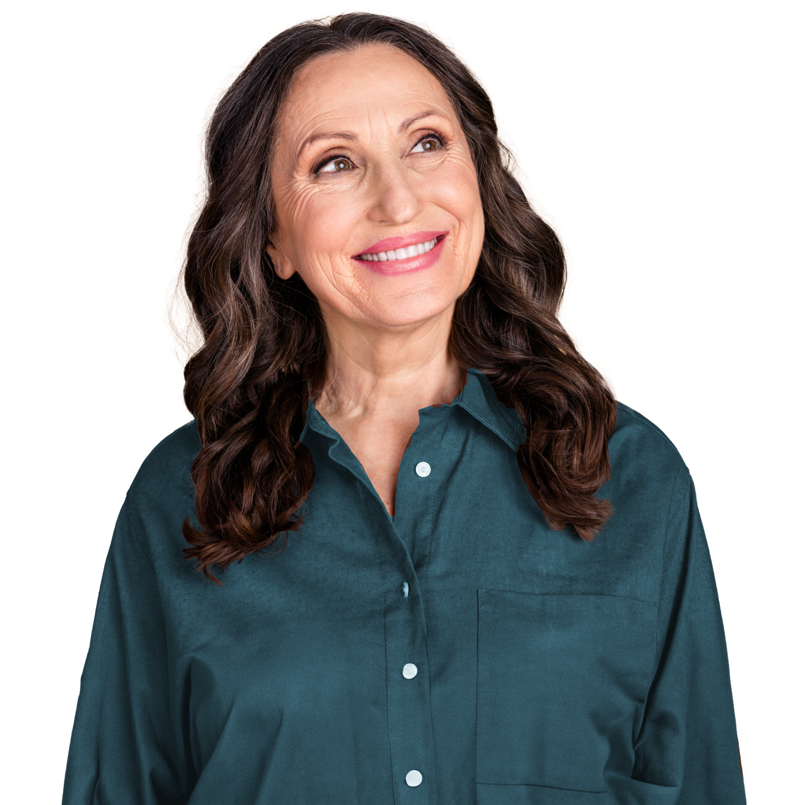 Smiling dental implant patient