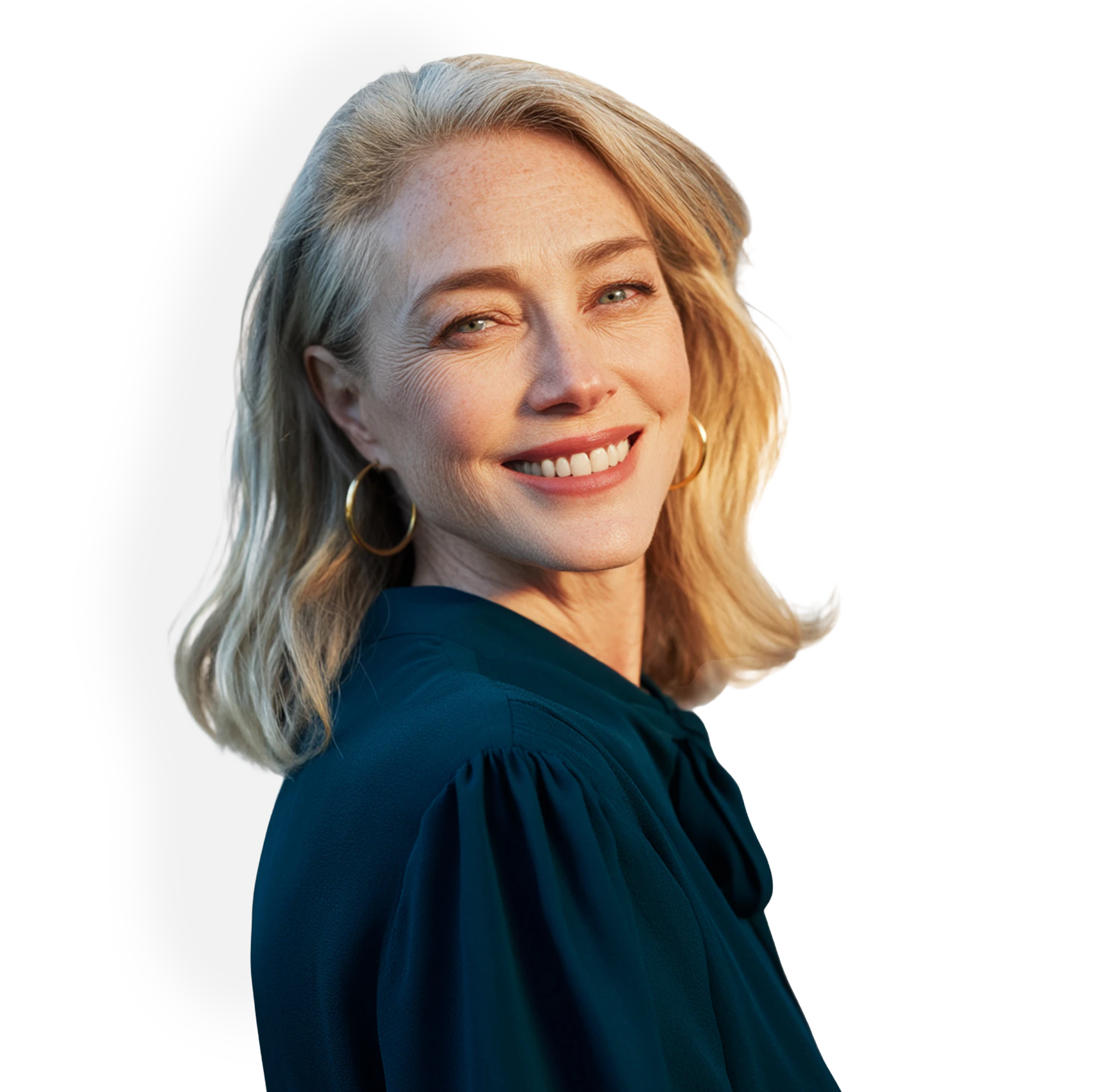 smiling senior woman