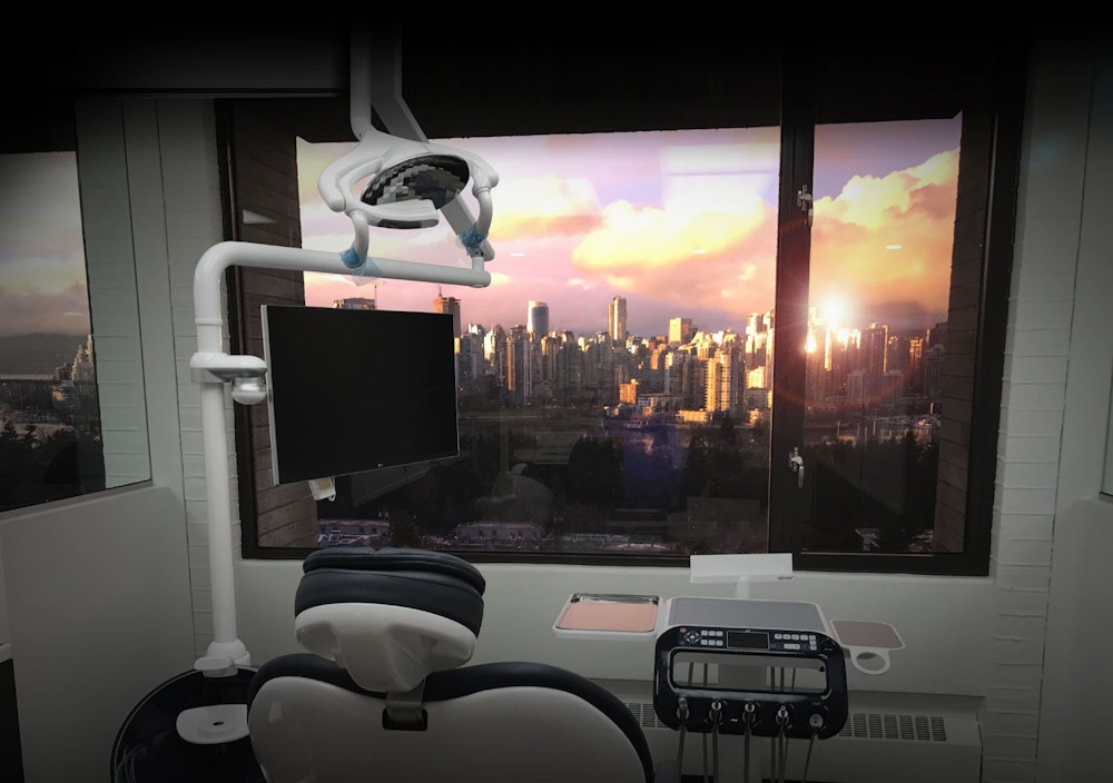View of Vancouver from exam room