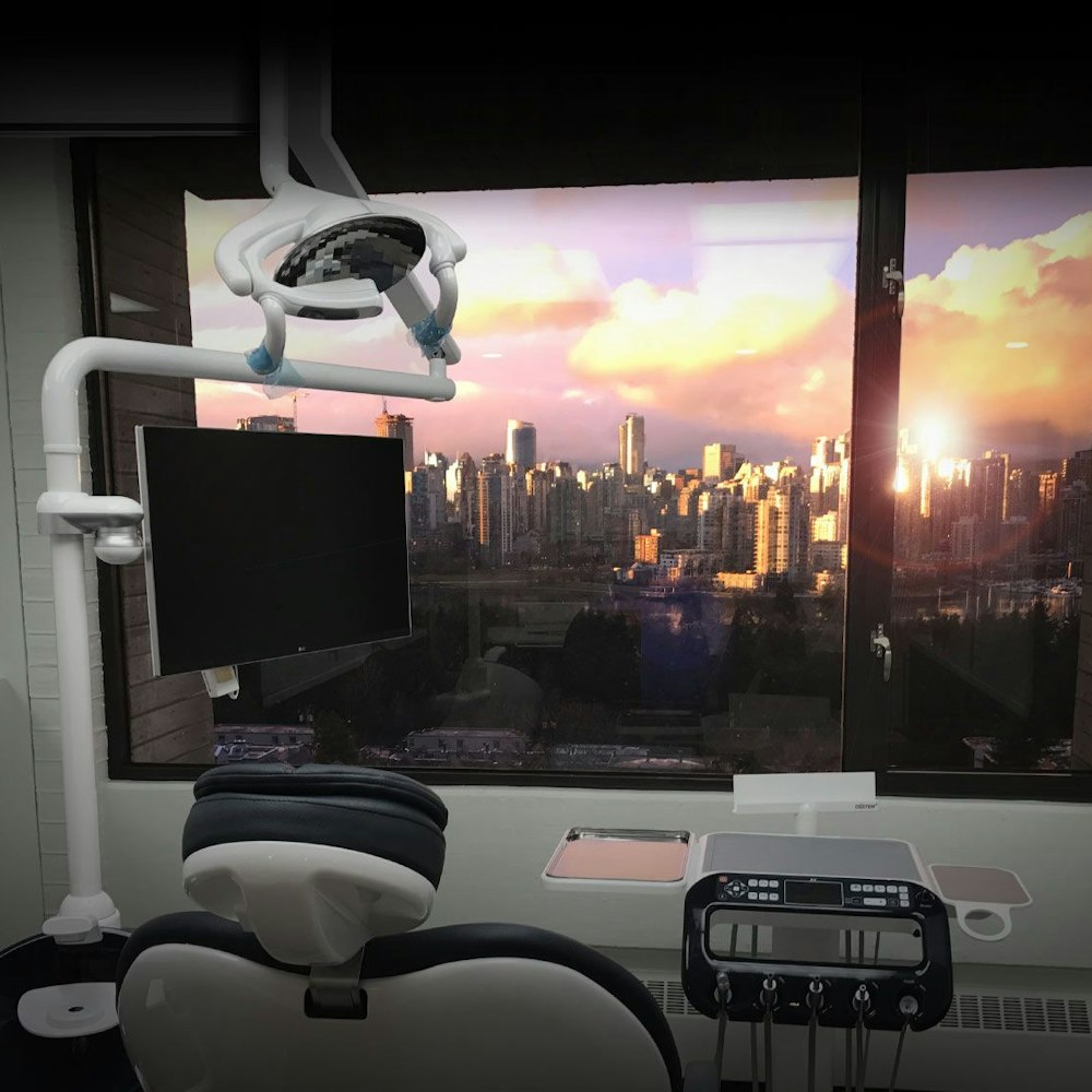 View of Vancouver from exam room